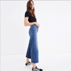 Madewell Wide Leg Cropped Jeans